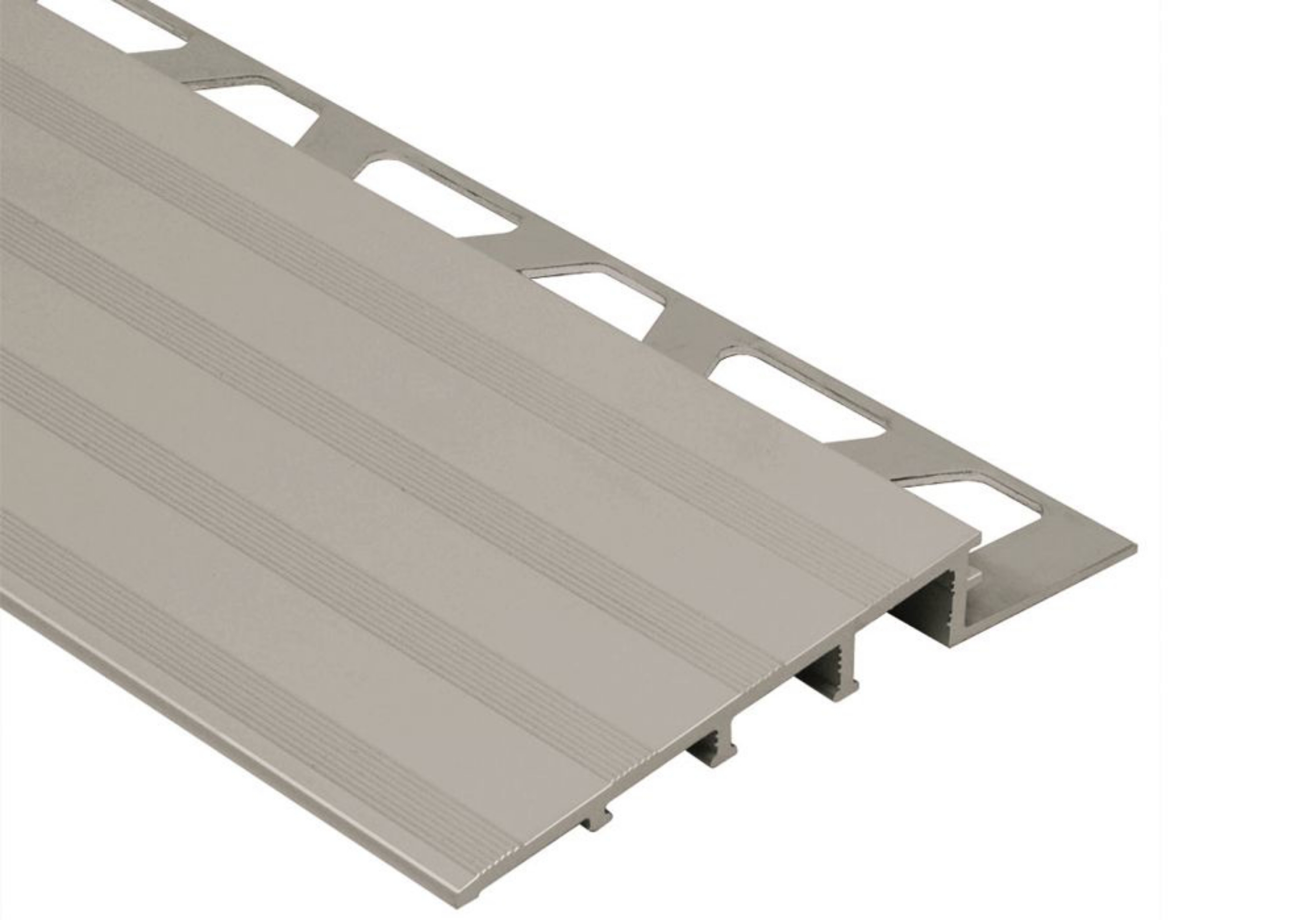 Schluter Reno-Ramp 3-1/2"-Large Transition 9/16" Alum Mat AERP150B90