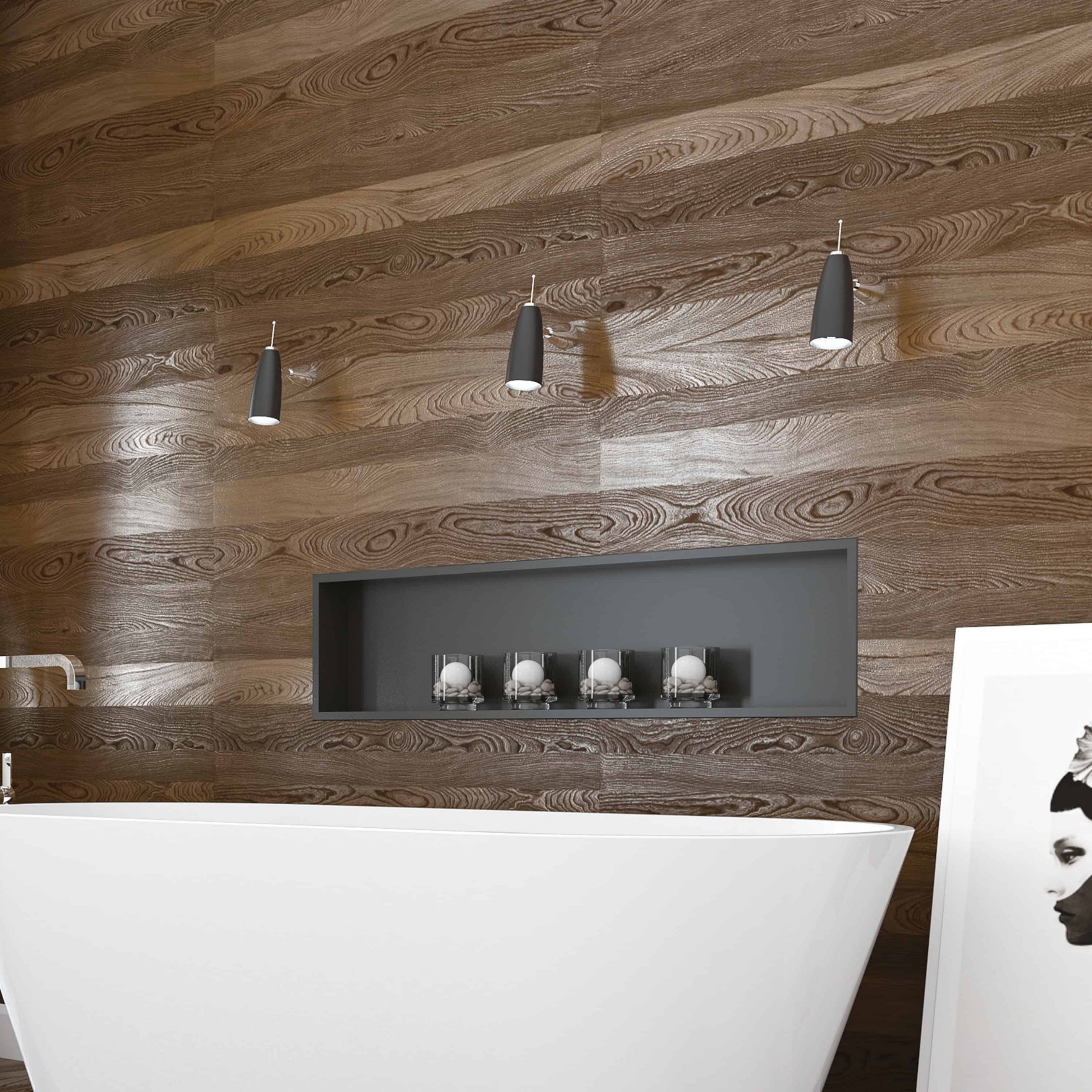 Niche NI1248 | Powder Coated Black | 12" x 48" x 4"